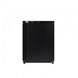 SOFRACOLD - Armoire réfrigérée noire - Porte pleine - Positive - 200 L - AE201PB